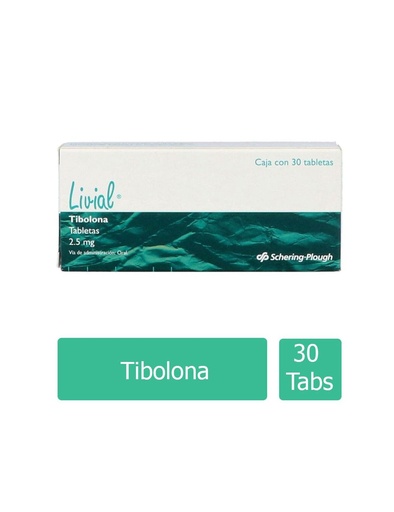[7501409201102] Livial 2.5 Mg 30 Tabletas 
