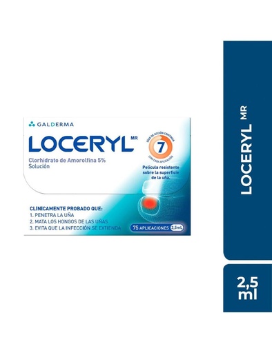 [3499320002523] Loceryl 5 % Solución 2.5 Ml 