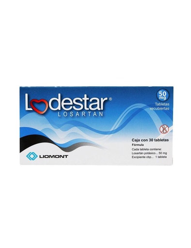 [7501299305386] Lodestar 50 Mg 30 Tabletas 