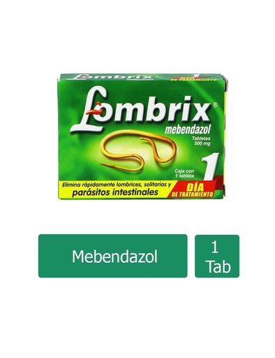 [7501299303511] Lombrix 500 Mg 1 Tableta 