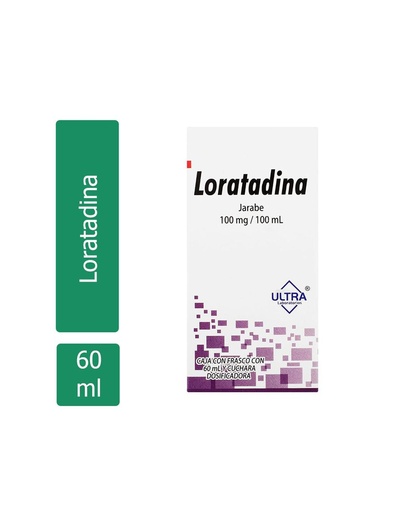 [7502216792470] Loratadina 100 Mg/100 Ml Jarabe 60 Ml Genérico Ultra Lab 