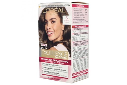 [7501027275080] Tinte Imédia Excellence De L’Oréal Paris 5 Castaño Claro 
