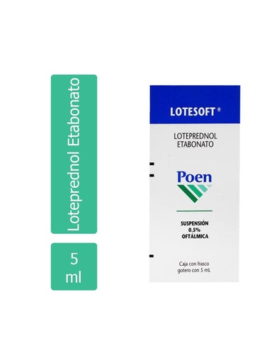 [7795368054545] Lotesoft Poen 5 % Suspensión Oftálmica 5 Ml 