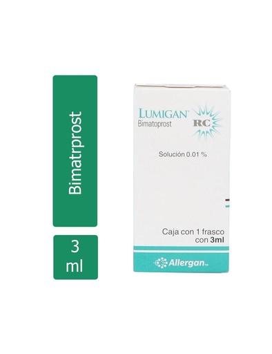 [7501201400833] Lumigan Rc Gotas 3 Ml 