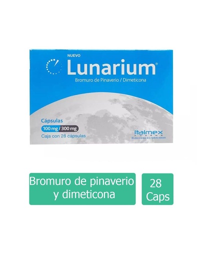 [7501390913862] Lunarium 100/300 Mg 28 Cápsulas 