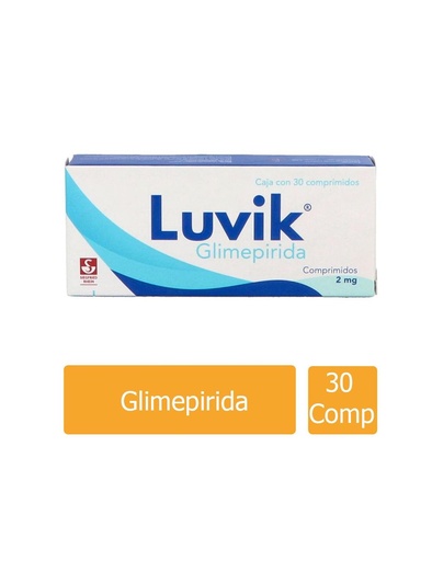[7501300420602] Luvik 2 Mg 30 Comprimidos