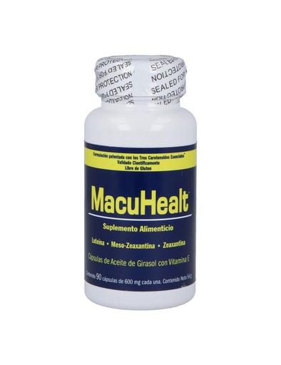 [696859241383] Macuhealt Suplemento Alimenticio 51.39 G 90 Cápsulas 