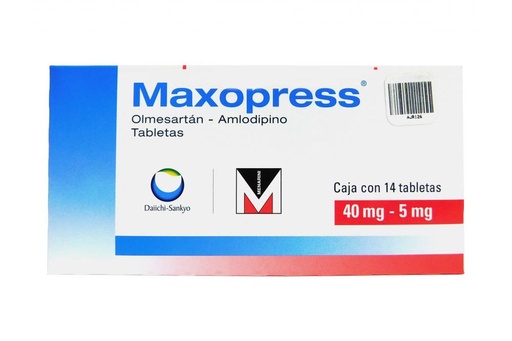 [7502265600009] Maxopress 40/5 Mg 14 Tabletas 
