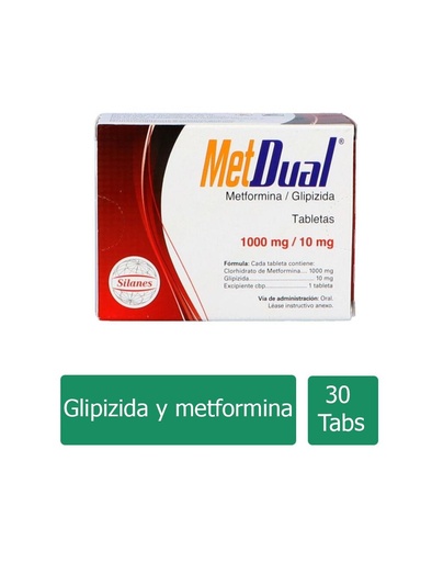 [7501101660962] Metdual 10/1000 Mg Tabletas 30 