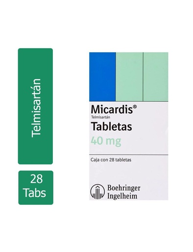 [7501037946161] Micardis 40 Mg 28 Tabletas 