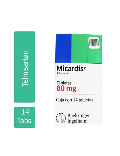[7501037946178] Micardis 80 Mg 14 Tabletas 