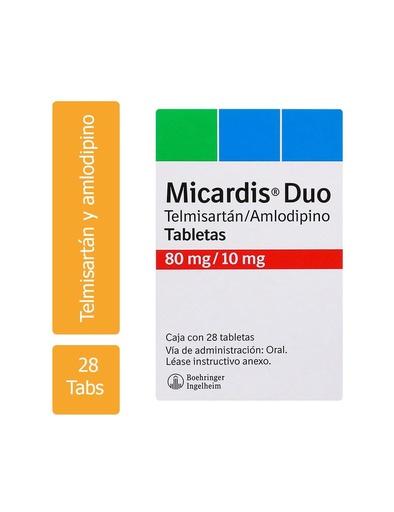 [7501037920154] Micardis 80/10 Mg Dúo 28 Tabletas 