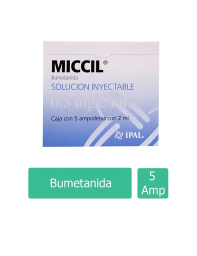 [7501314704569] Miccil 0.5 Mg 5 Ampolleta 2 Ml 