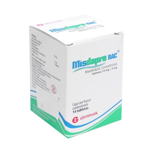 [8904091121786] Misdapre RAC 10 Mg + 5 Mg 14 Tabletas 