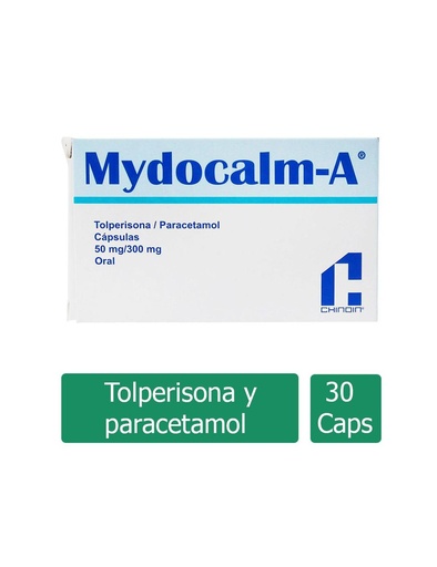 [7501088545658] Mydocalm A 50/300 Mg 30 Cápsulas 