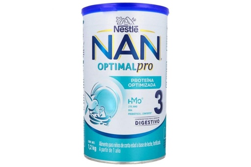 [7501058623232] Fórmula Infantil NAN 3 Optipro L Confortis 1-3 Años 1.2 Kg 