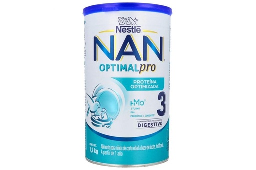 [7501058623232] Nan Optimal Pro 3 Lata Con 1.2 Kg