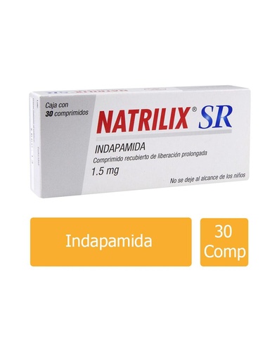 [3594455200162] Natrilix Sr 1.5 Mg 30 Comprimidos 