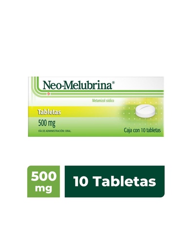 [7501165000230] Neo-Melubrina 500 Mg Caja Con 10 Tabletas 