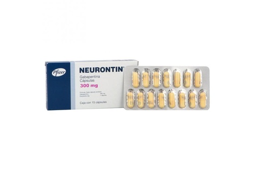 [7501287652690] Neurontin 300 Mg 15 Cápsulas 