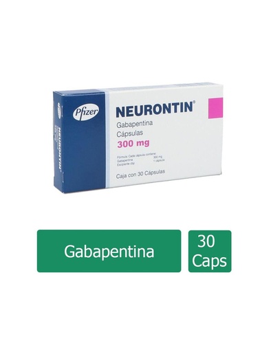 [7501287652713] Neurontin 300 Mg 30 Cápsulas 