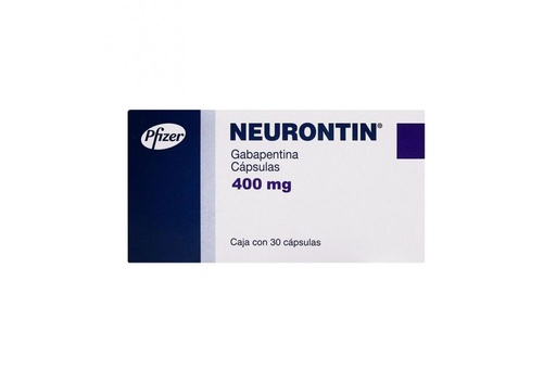 [7501287652720] Neurontin 400 Mg 30 Cápsulas 
