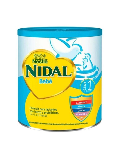 [7506475105477] Fórmula Lactantes Nidal 0-6 Meses 1.1 Kg 
