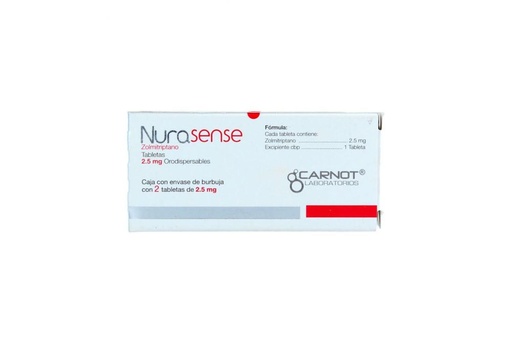 [7501124183523] Nurasense 2.5 Mg Orodispersables 2 Tabletas 