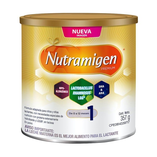[7506205804847] Fórmula Especializada Nutramigen 0 A 12 Meses 357 G 