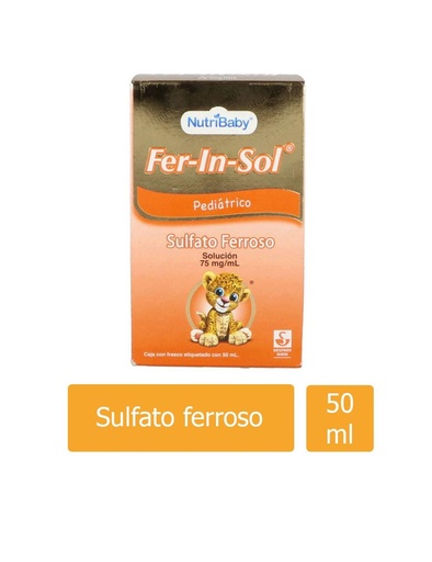 [7501300407276] Nutribaby Fer-In-Sol Caja Con Frasco Con 75 Mg / Ml.