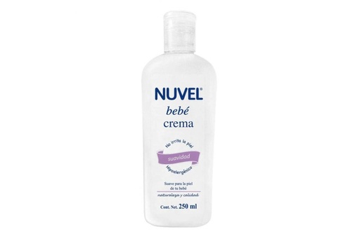 [7501082780581] Nuvel Crema Suavidad Bebé Frasco Con 250 Ml