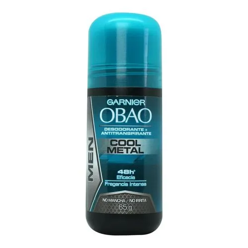 [7501839106268] Desodorante Garnier Obao Cool Metal For Men Roll On 65 G 