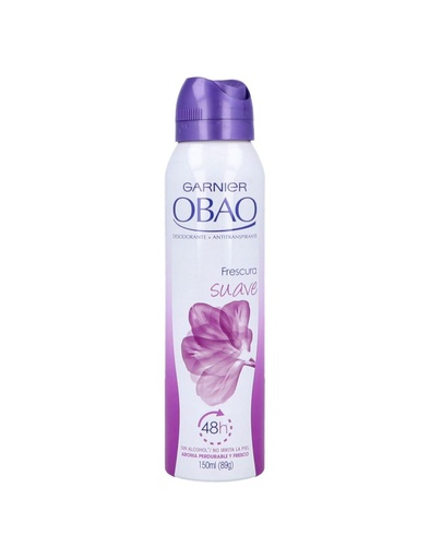 [7506078972261] Desodorante Garnier Obao Frescura Suave Aerosol 150 Ml 