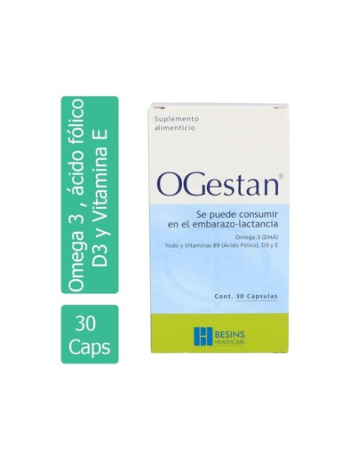 [7502242700036] Ogestan 1 Mes 30 Cápsulas 
