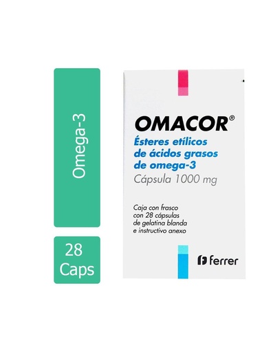 [7503007704566] Omacor 1000 Mg 28 Cápsulas