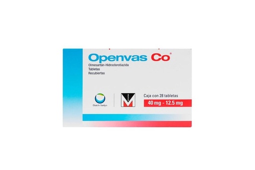[7500326030048] Openvas Co 40/12.5 Mg 14 Tabletas 