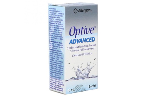 [7501201401120] Optive Advanced Emulsión Oftálmica 10 Ml 