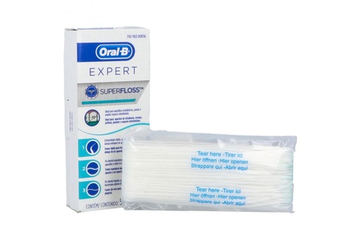 [7800005064020] Hilo Dental Oral-B Súper Floss 50 Piezas 