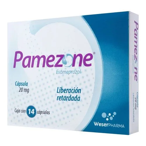 [7501300450289] Pamezone Liberación Retardada 20 Mg 14 Cápsulas 
