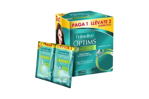 [7509546015699] Shampoo Palmolive 2 En 1 Sachet 2 X 1 10 Ml 24 Piezas 