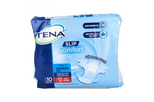 [7501019051630] Pañales para Adulto TENA Slip Comfort Talla:M 10 piezas 