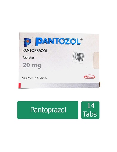 [7501092777380] Pantozol 20 Mg 14 Grageas 