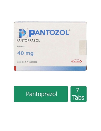[7501092785019] Pantozol 40 Mg 7 Tabletas 
