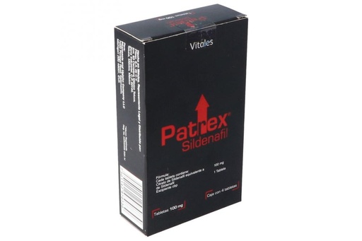 [7501142970730] Vitales Patrex 100 Mg 4 Tabletas Recubiertas 