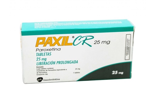 [8044000014089] Paxil Cr 25 Mg 30 Tabletas 