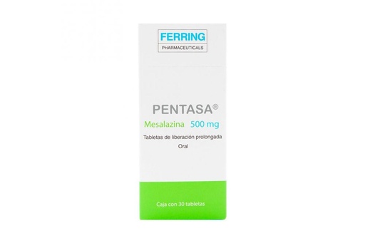 [7503000883411] Pentasa 500 Mg 30 Tabletas 