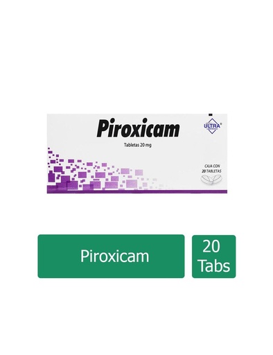 [7502216797376] Piroxicam 20 Mg Caja Con 20 Tabletas