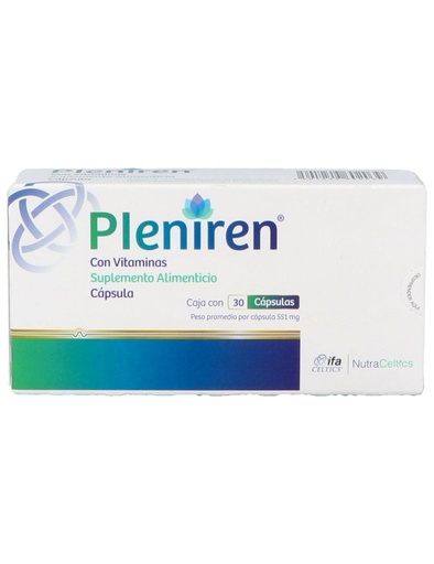 [7501249602039] Pleniren Suplemento Alimenticio 30 Cápsulas 