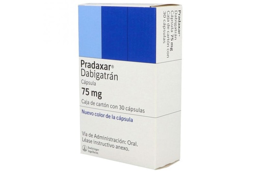 [7501037950663] Pradaxar 75 Mg 30 Cápsulas 