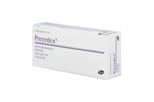 [304090005724] Precedex 200 Mcg Solución Inyectable 5 Frasco Ámpula 2 Ml 